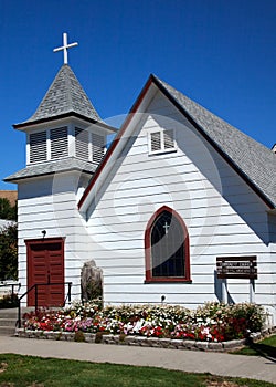 Small White Christian Church Palouse Washington