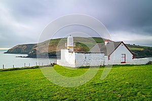Small white lighthouse