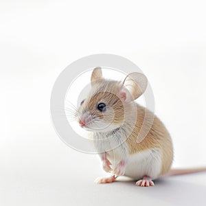 a small white mouse