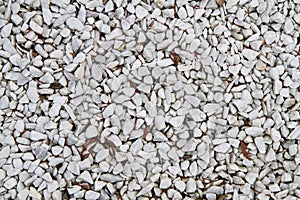 Small white stones texture