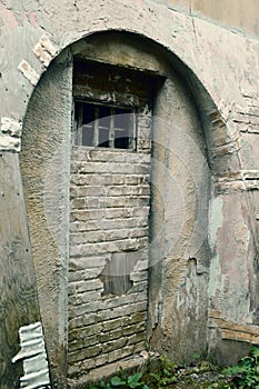 Small window in the prison cell