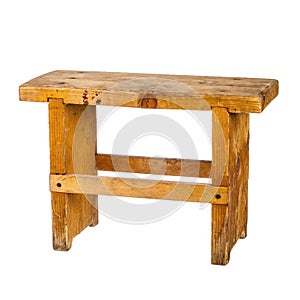 Small wooden bench