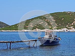 Small Wooden Fishing Boat, Skyros, Greece