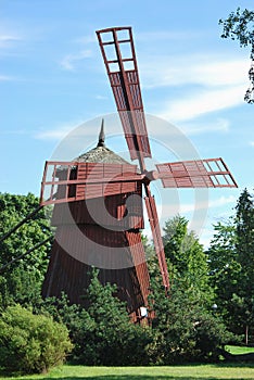 Small Wooden Windmill