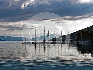 Small Yacht Marina, Gloomy Weather