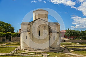 The smallest cathedral lies in the city Nin in Croatia