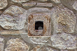 The smallest window of the world. Toledo, Castilla La Mancha, Spain photo