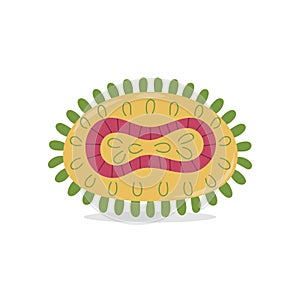 Smallpox Disease Microorganisms Vector photo