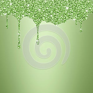 Smaragd greenbackground dripping glitter texture