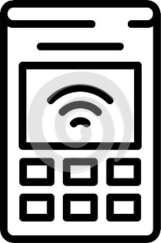 Smart Alarm System Vector Icon