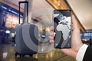 Smart baggage with built-in GPS