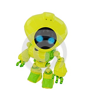 Smart bright robot figurine