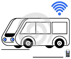 Smart Bus with Wireless Connectivity and Ticketing System