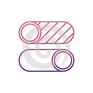 smart button on smartphoneicon in Nolan style. One of web collection icon can be used for UI, UX