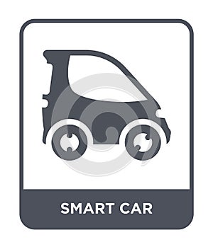 smart car icon in trendy design style. smart car icon isolated on white background. smart car vector icon simple and modern flat