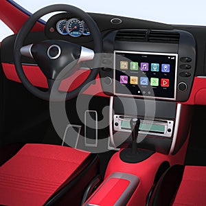 Smart car navigation interface in original design