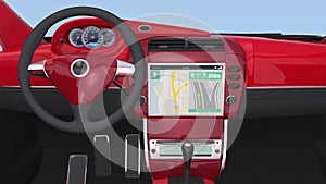 Smart car navigation interface in original design