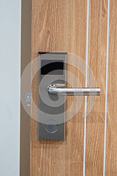 Smart card door key lock system, door security