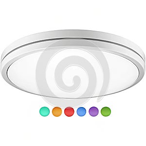 Smart ceiling light with tunable white and RGB options