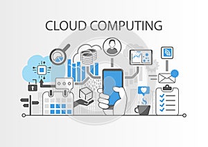 Smart city background