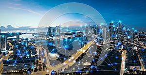 Smart city and internet of things, wireless communication network