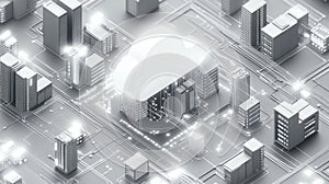 Smart city managing cloud computing data network infrastructure