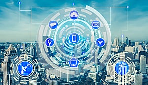 Smart city and wireless communication network