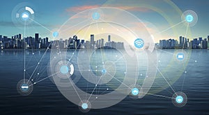 Smart city and wireless communication network