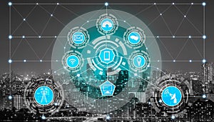 Smart city and wireless communication network