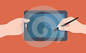 Smart concept flat design