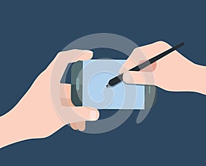 Smart concept flat design