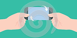 Smart concept flat design