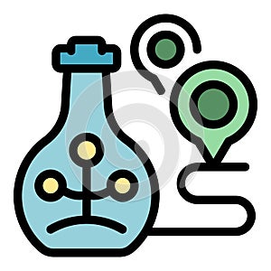 Smart control icon vector flat