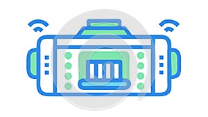 Smart Device Interface or Advanced Gadget Display, vector design Generative AI