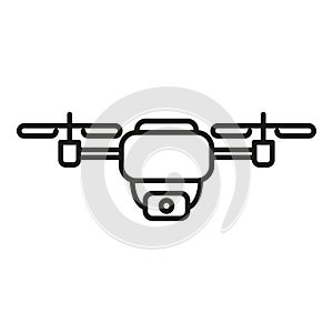 Smart digital camera icon outline vector. Remote control