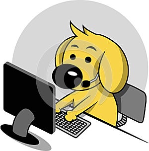 Smart Dog with Computer