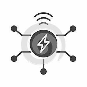 Smart Energy icon vector image.