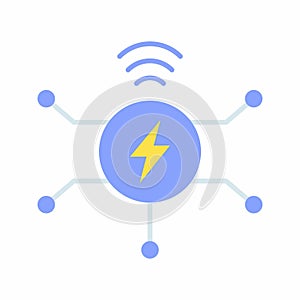 Smart Energy icon vector image.