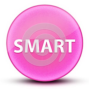 Smart eyeball glossy elegant pink round button abstract photo