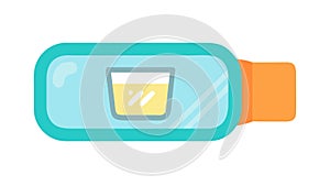 Smart Eyewear Display Goggles Vector Interface, vector design Generative AI