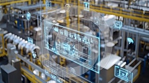 Smart factory, automation and optimization with digitalization and futuristic monitoring system