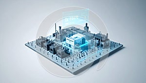Smart Factory with Central Data Processing Hub