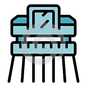 Smart farm icon vector flat