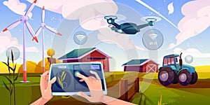 Smart farming, futuristic technologies in farm