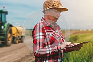 Smart farming, using modern technology in agricultural activity