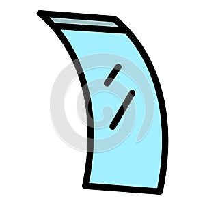 Smart flex screen icon color outline vector