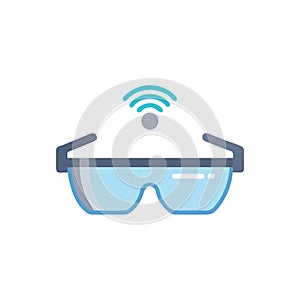 Smart Glasses Technology Icon