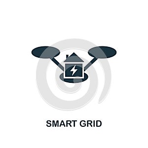 Smart Grid icon. Premium style design from urbanism icon collection. UI and UX. Pixel perfect Smart Grid icon for web design, apps