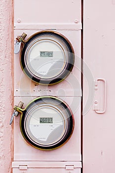 Smart grid residential digital power supply watthour meters