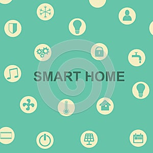 Smart Home concept. Automation concept. Smart systems